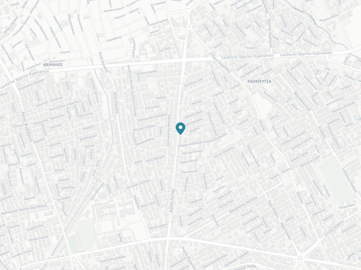 Street map centred on LaBarista Mesa Geitonia