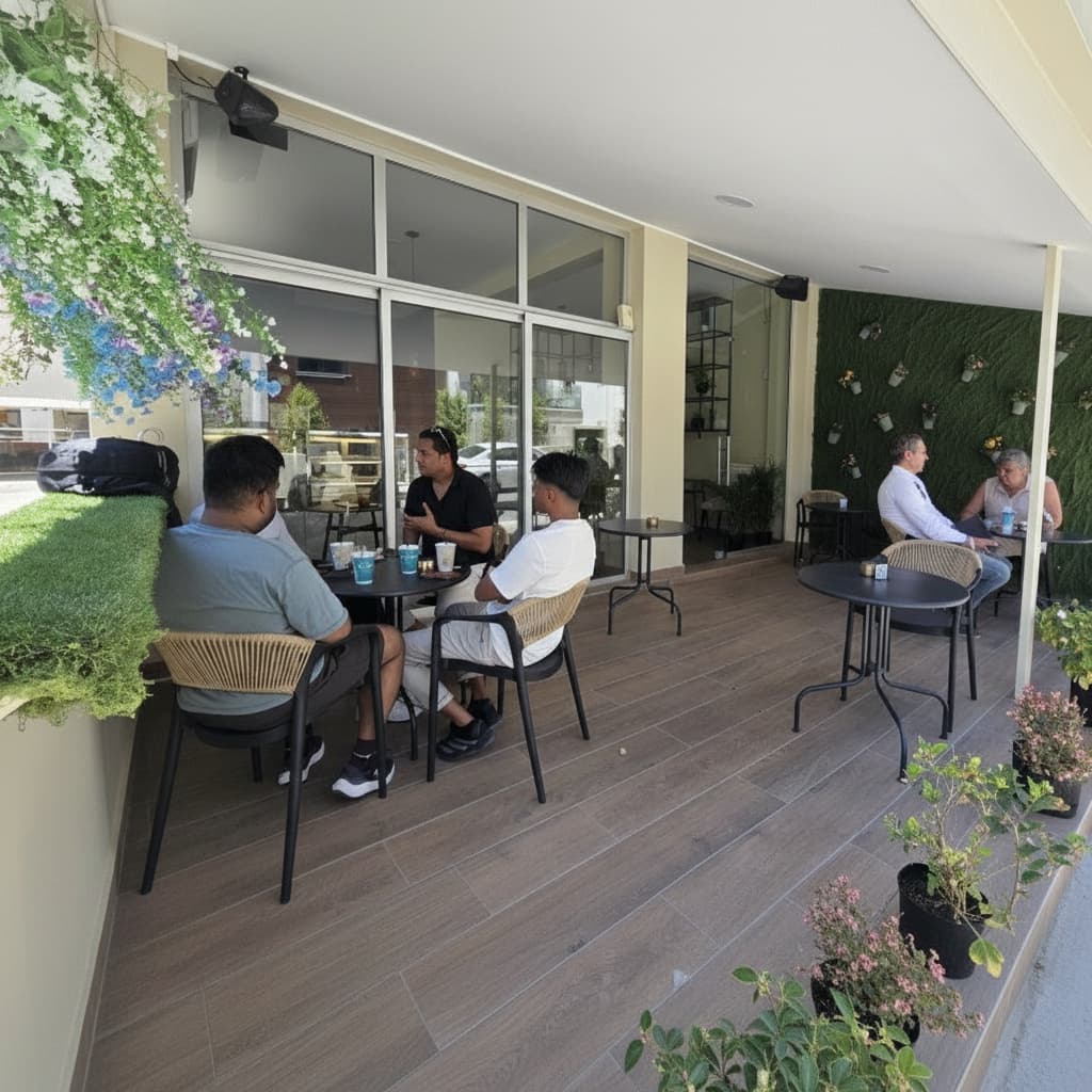 Neapolis shop with outdoor seating